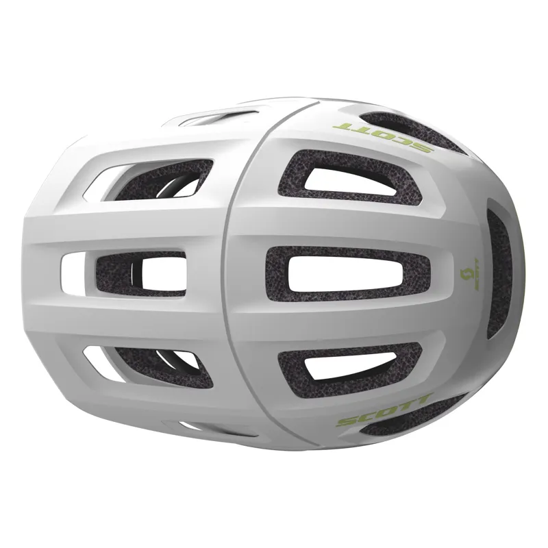 Scott Argo Plus MIPS MTB Helmet - White/Bitter Yellow-2