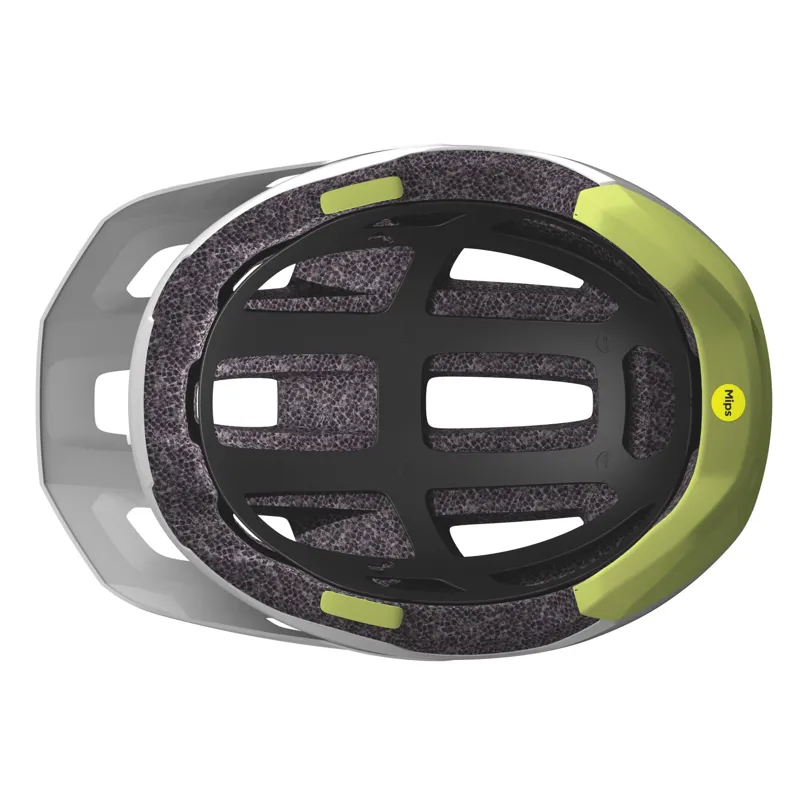 Scott Argo Plus MIPS MTB Helmet - White/Bitter Yellow-4