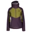 Scott Explorair Light Dryo 3L Women's Waterproof Jacket - Dark Purple/Mud Green
