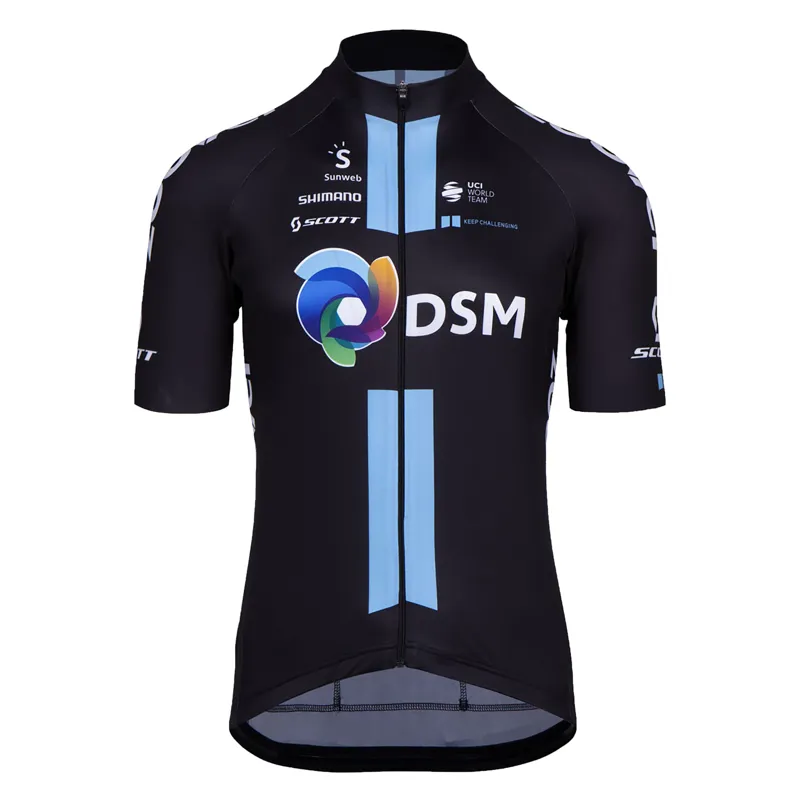 Scott DSM Team Replica Short Sleeve Jersey - Black - Medium
