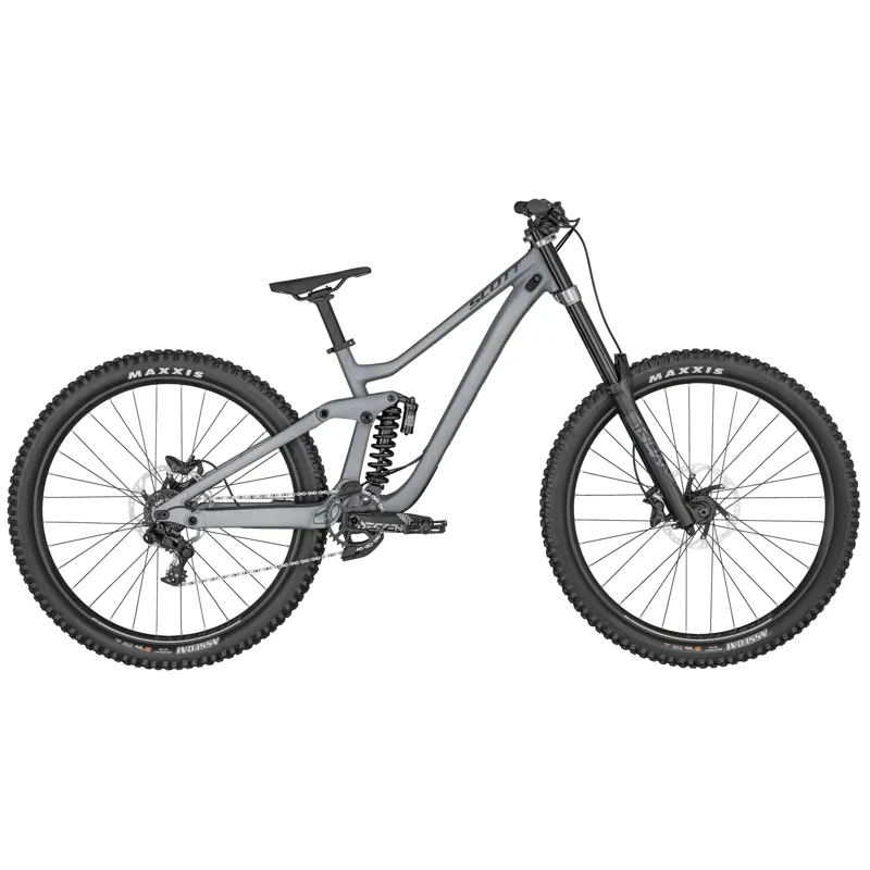Scott Gambler 920 2024 Downhill Mountain Bike - Cool Raw Alloy