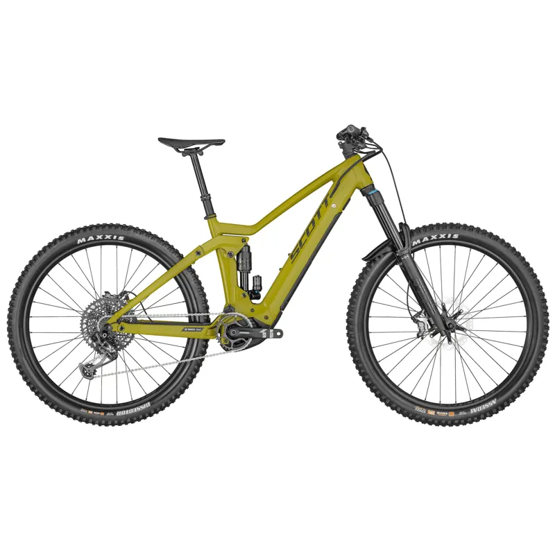 Scott Ransom eRIDE 910 2024 Electric Full Sus MTB - Savana Green