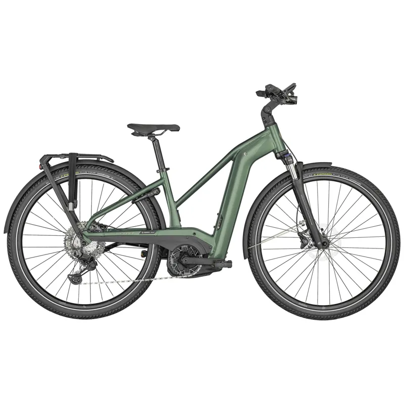Scott Sub Sport eRIDE 10 Women's 2024 Hybrid E-Bike - Malachite Green