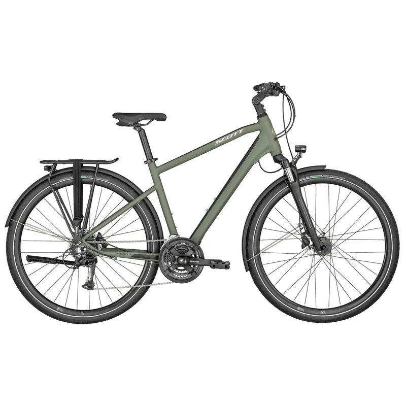 Scott Sub Sport 30 Men's 2024 Hybrid Bike - Highland Green