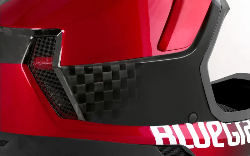 Bluegrass Legit Carbon MIPS Full Face MTB Helmet - Red Metallic -11