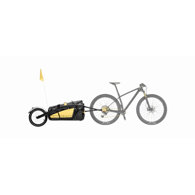 Topeak Journey Trailer With Drybag For 12mm axles - Black/Yellow-2