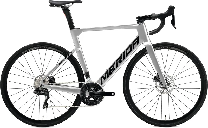Merida Reacto 6000 Di2 Carbon Aero Road Bike - Titanium