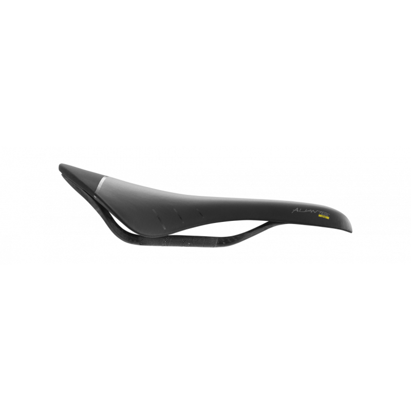 Fizik Aliante 00 140mm Mobius Carbon Braided 7x9mm Saddle Black/Yellow-2