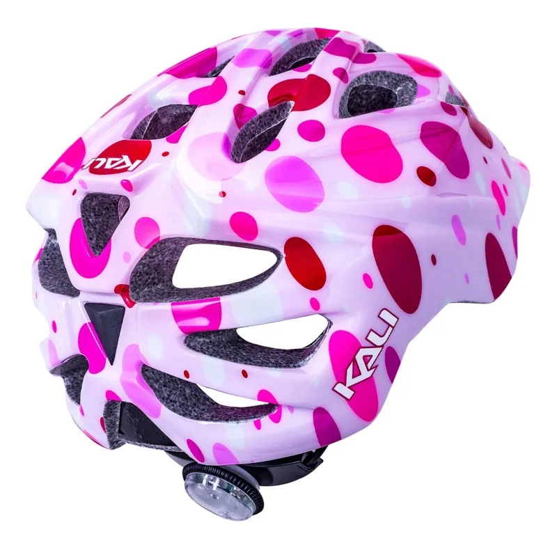 Kali Chakra Child Lighted Kids Helmet - Confetti Gloss Pink-2