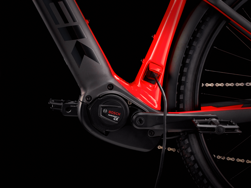 Trek Powerfly Sport 4 Equipped Gen 3 500 2023 Electric MTB - Black/Red-2