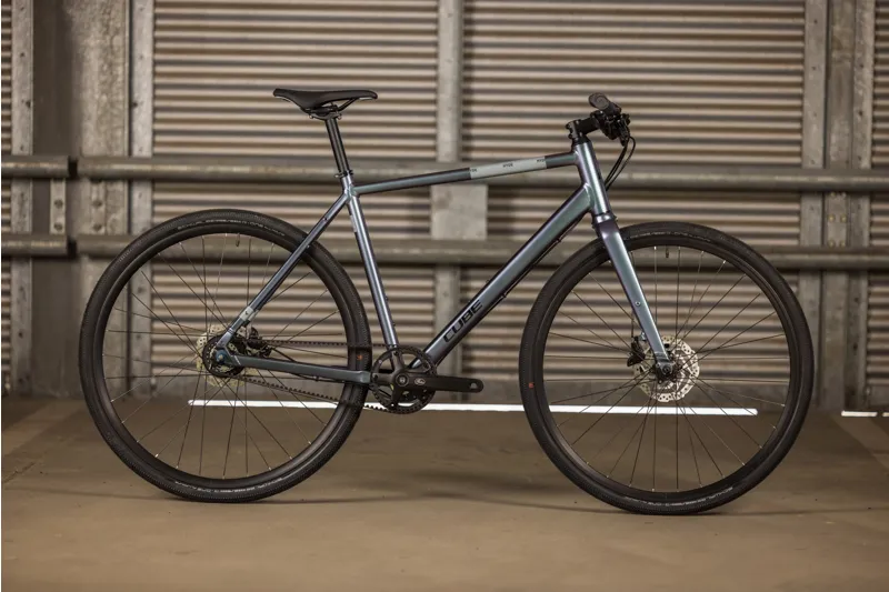 Cube Hyde Race 2023 Hybrid Bike - Galactic/Black CDN Sprocket Dont List-2