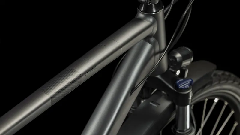 Cube Nature Allroad 2024 Hybrid Bike - Graphite/Black-2