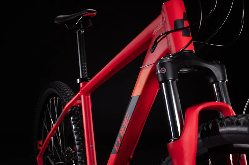 Cube Aim Race 27.5/29er 2020 Hardtail Mountain Bike Red/Orange