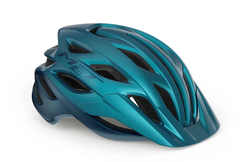 teal bike helmet