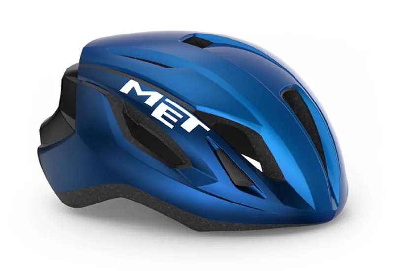 Met Strale Road Helmet - Metallic Blue