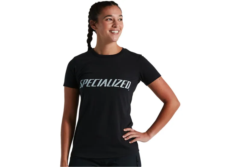 Specialized Womens Wordmark T-Shirt - Black 