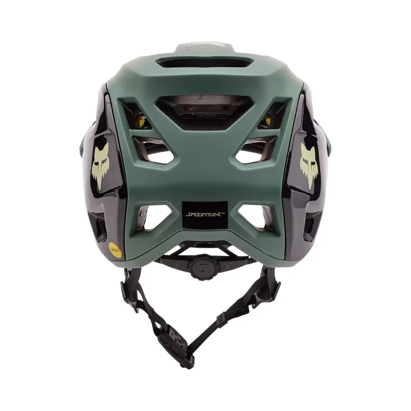 Fox Racing Speedframe Pro Blocked MIPS MTB Helmet - Hunter Green-3