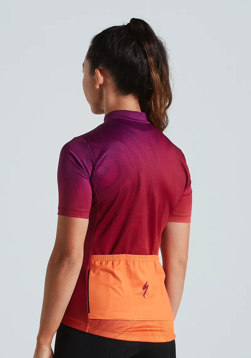Specialized RBX Comp Womens Short Sleeve Jersey - Orange Sunset/Violet-6