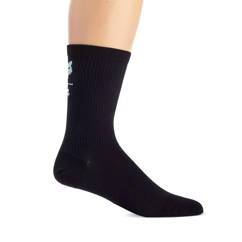 Fox Racing 8 Inch Ranger Fox 74 Socks - Black