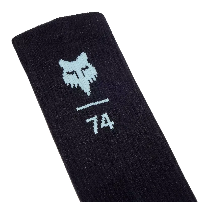 Fox Racing 8 Inch Ranger Fox 74 Socks - Black-1
