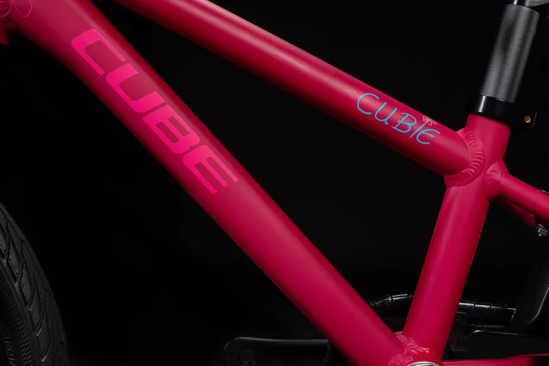 Cube Cubie 160 16w 2020 Kids Bike - Berry/Pink/Blue-1