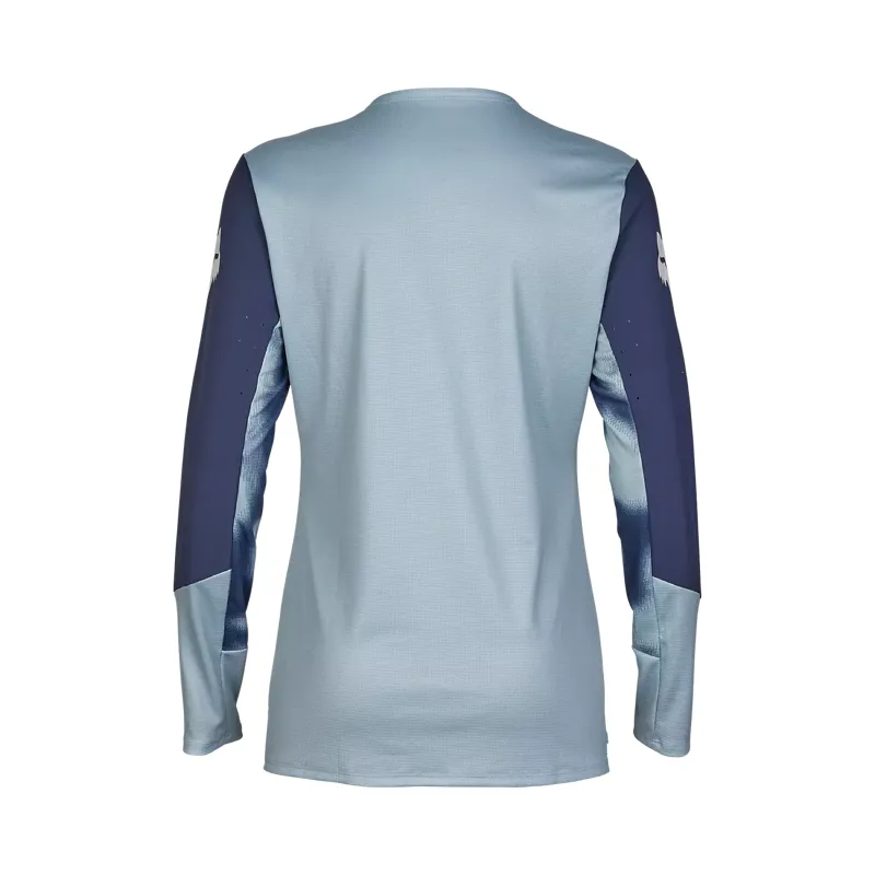 Fox Racing Defend Taunt Women's Long Sleeve Jersey - Metal Grey-1