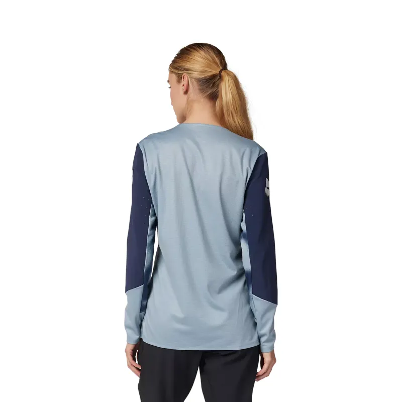 Fox Racing Defend Taunt Women's Long Sleeve Jersey - Metal Grey-3