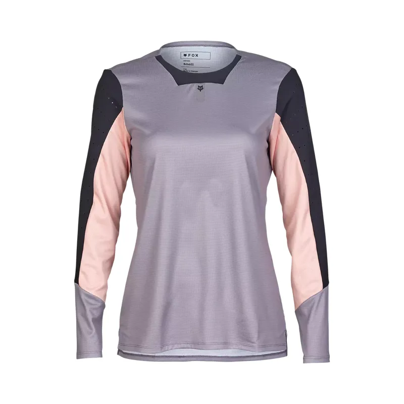 Fox Racing Defend Women's Long Sleeve Jersey - Stone Grey