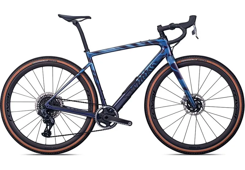 Specialized S-Works Diverge 2022 Gravel Road Bike - Silver/Dusty Blue