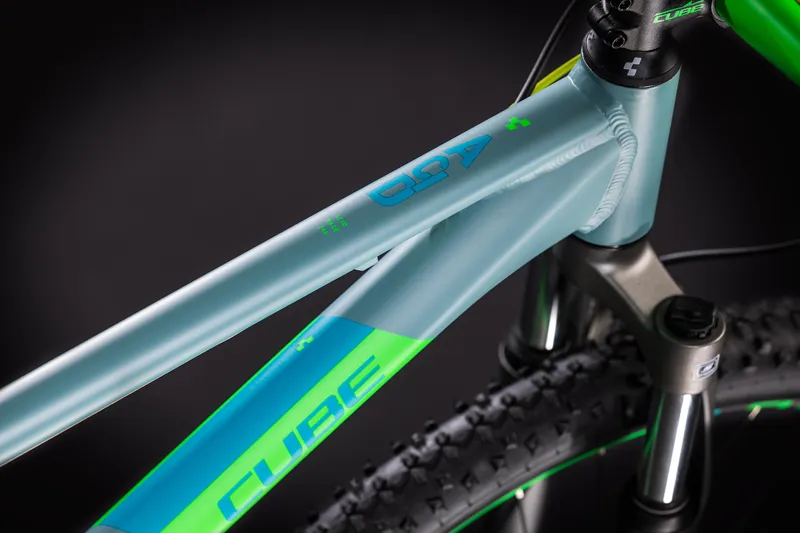 Cube Acid 240 Disc 24w 2021 Kids Bike - Green/Grey-3