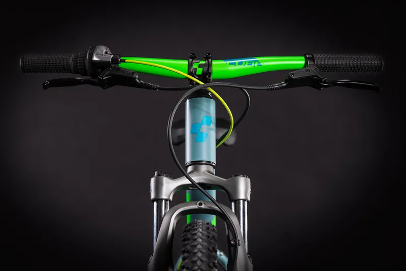 Cube Acid 240 Disc 24w 2021 Kids Bike - Green/Grey-1