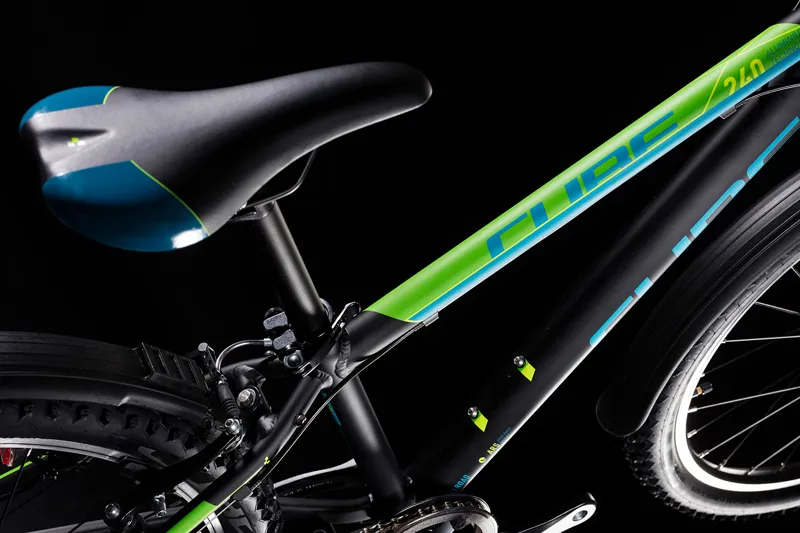 Cube Acid 240 Allroad 2020 Kids Bike - Black/Blue/Green-4