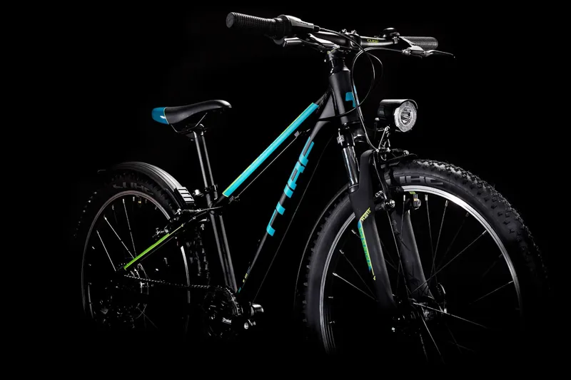 Cube Acid 240 Allroad 2020 Kids Bike - Black/Blue/Green-1