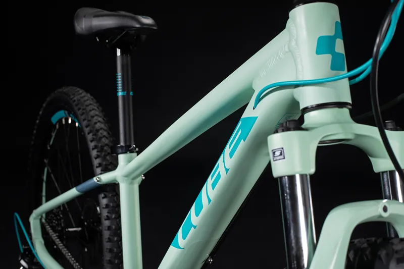 Cube Acid 260 Disc 2022 Kids Bike - Mint/Blue-1