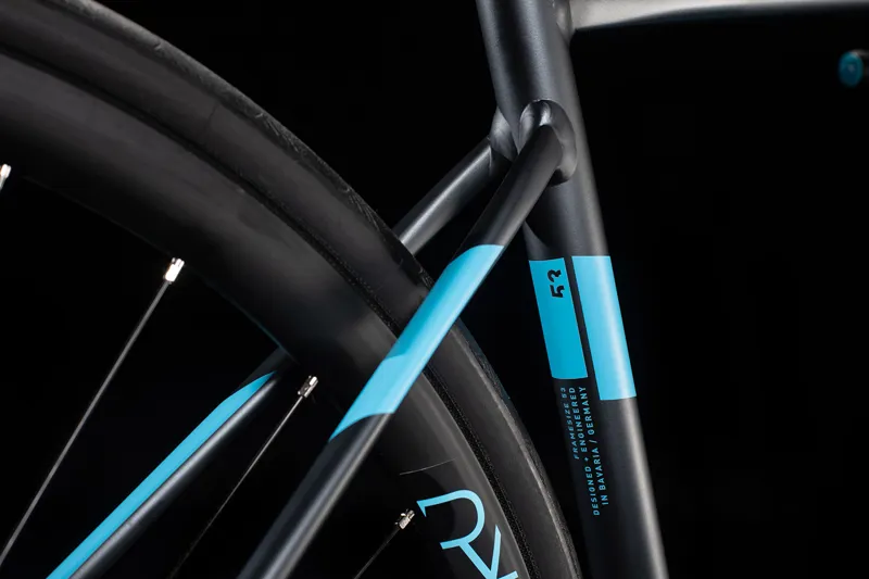 Cube Axial Race Womens 2020 Road Bike - Iridium/Aqua-3