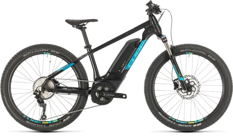 Cube Acid 240 Hybrid Youth SL 400 2020 Kids Elecreic Bike - Black/Blue