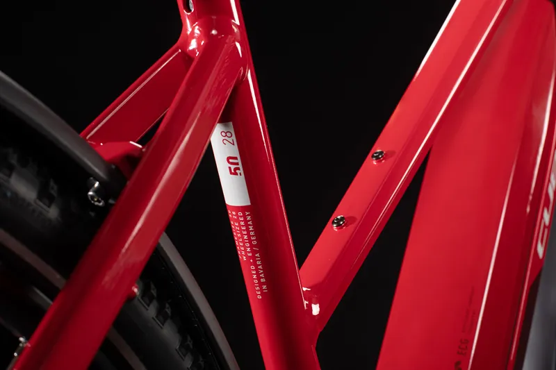 Cube Nature Hybrid One 500 Allroad Trapeze 2020 Electric Bike - Red-3