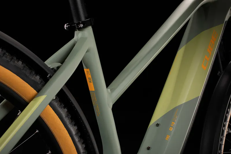 Cube Cross Hybrid Pro 625 Allroad 2020 Electric Urban Bike - Green-3