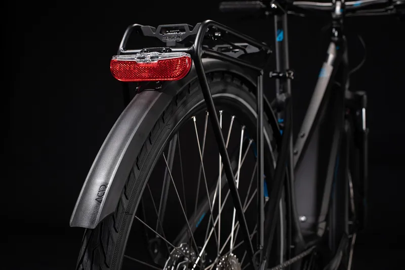 Cube Hybrid One 500 Trapeze Womens 2020 Electric Bike - Black/Blue-4