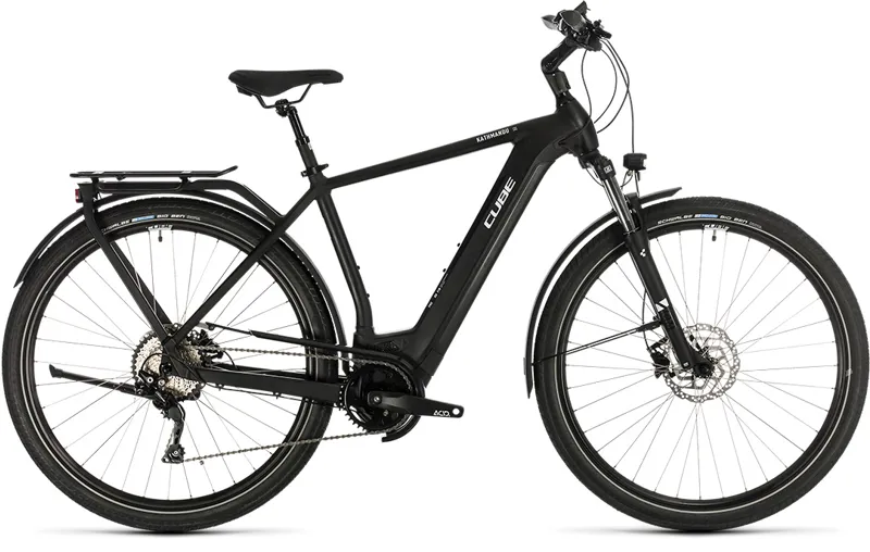 Cube Kathmandu Hybrid Pro 625 2020 Electric Urban Bike - Black/White