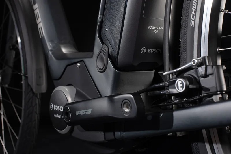 Cube Town Hybrid One 400 2020 Electric Urban Bike - Iridium/Black-5