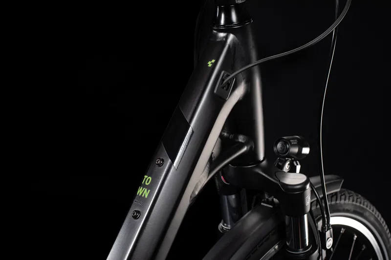 Cube EX EE Town Hybrid Pro 500 2021 Electric Urban Bike - Black/Green-1