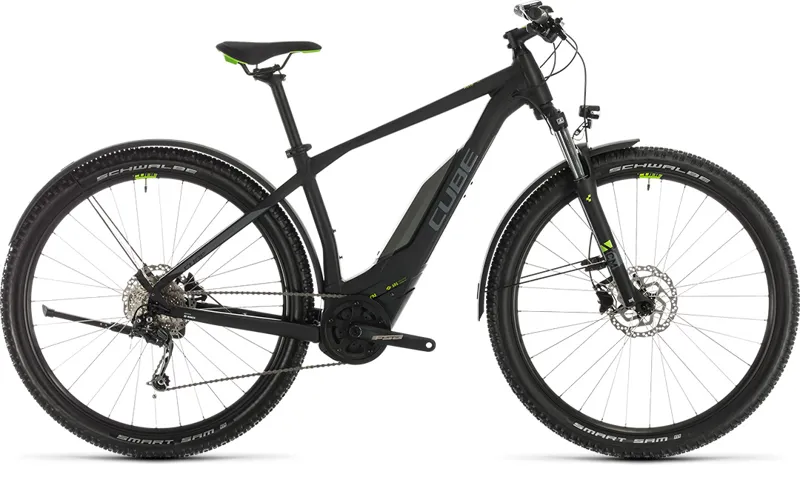 Cube Acid Hybrid One 500 Allroad 29er 2020 Electric MTB - Black/Green