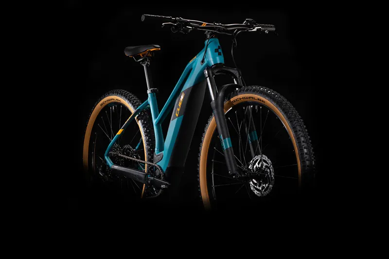 2020 Cube Reaction Hybrid Pro Electric MTB 500 - 29er - Pine/Orange-1