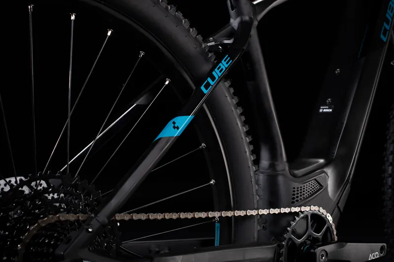 Cube Reaction Hybrid EX 500 29er 2020 Electric MTB -Black/Blue-2