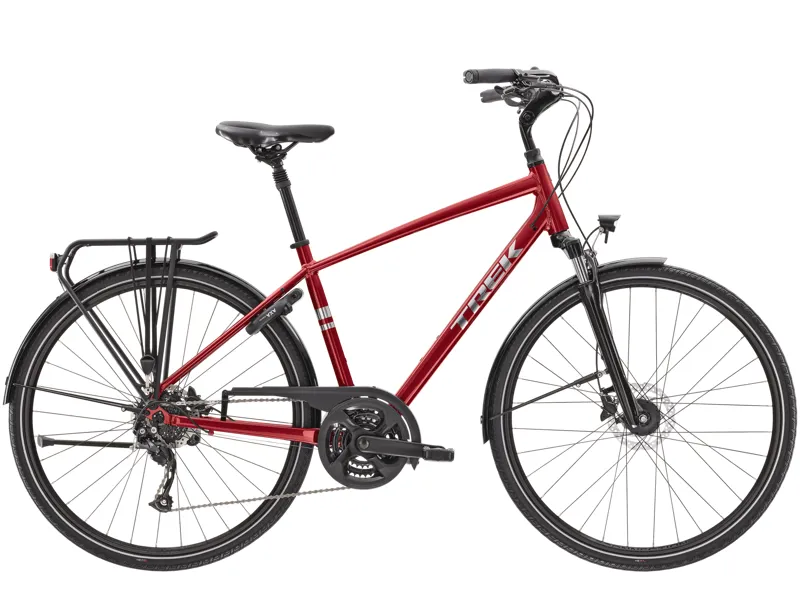Trek Verve 2 Equipped Hybrid Bike Rage Red