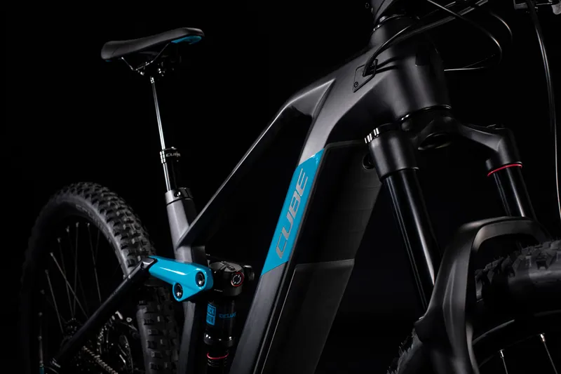 Cube Stereo Hybrid 140 HPC Race 625 29er 2020 Electric MTB - Iridium-2