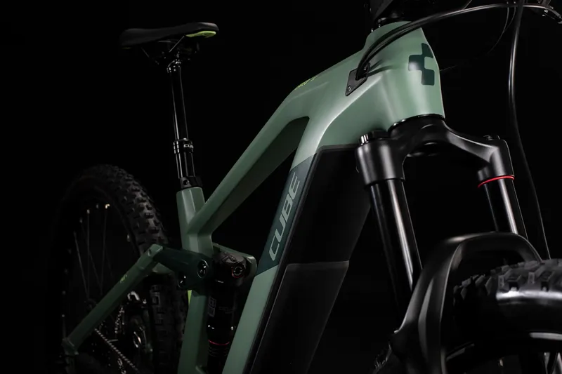 Cube Stereo Hybrid 140 HPC Race 625 29er 2020 Electric MTB - Green-2