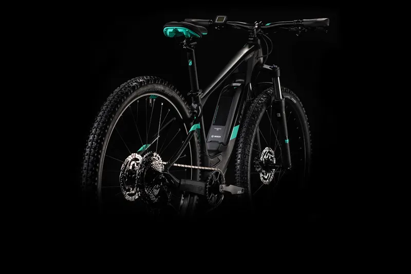 Cube Access Hybrid Pro 500 Womens 2020 Electric MTB - Black/Mint-1