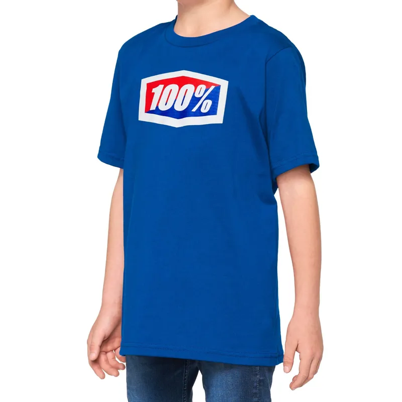 100 Percent Official Youth T-Shirt - Blue
